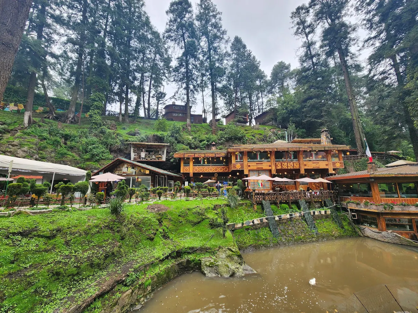 Paisaje natural del restaurante